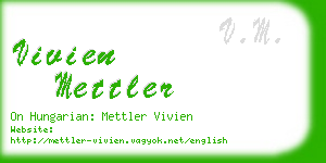 vivien mettler business card